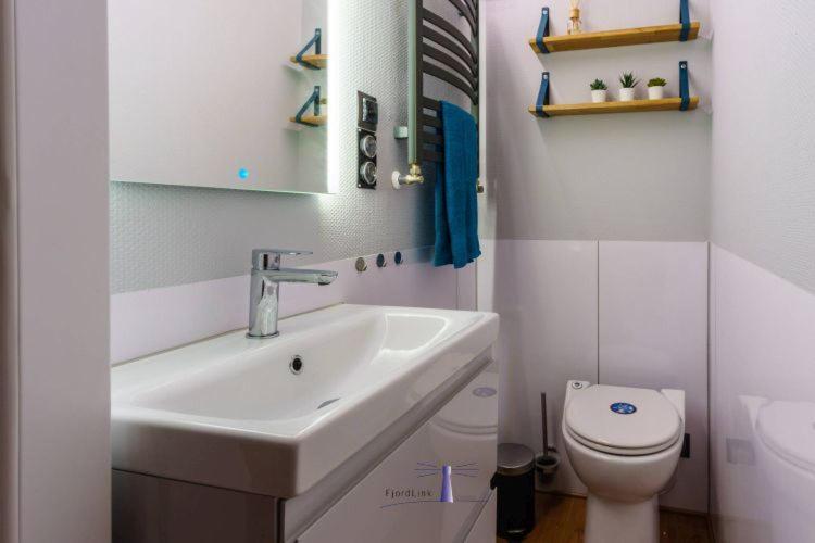 Hausboot Fjord Polaris Mit Biosauna In بارث المظهر الخارجي الصورة